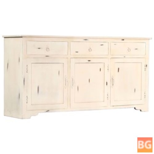 Mango Wood Sideboard with Solid Wood Frame