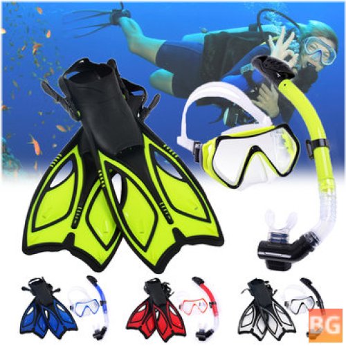 Underwater Scuba Mask and Snorkel Set for Adults and Youth