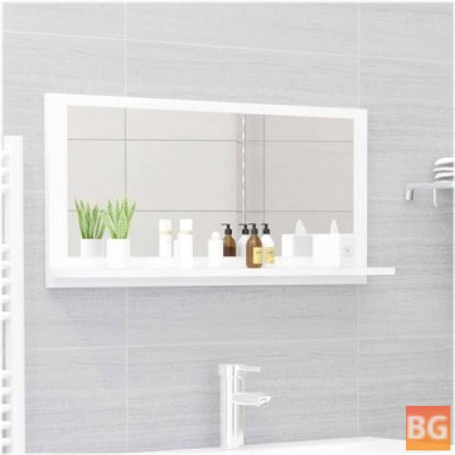 Bathroom Mirror - White 31.5