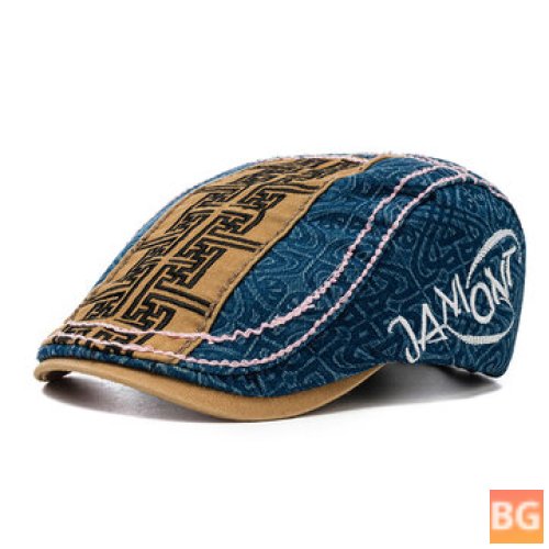 Casual Outdoor Visor with Men's Chinese Elements Pattern