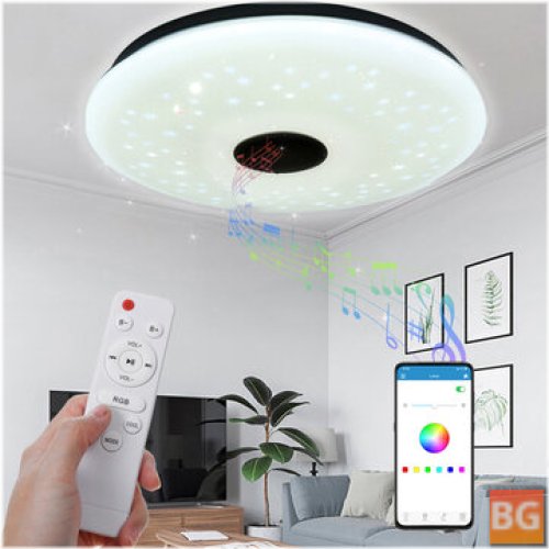 AS102 RGB Music Ceiling Lamp with APP and Voice Control