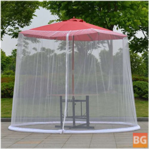 Mosquito Net Table Screen Sunshade for Outdoor Use