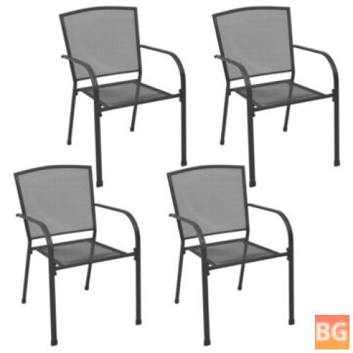 Outdoor Chairs with Mesh Design