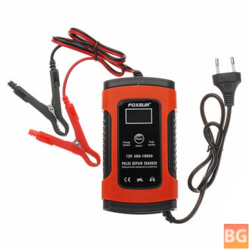 Intelligent Battery Charger with LCD Display