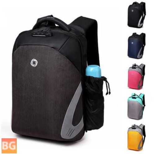 Waterproof Laptop Backpack with USB Charging Port for Outdoor Use