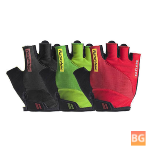 Summer Riding Gloves with Half Reflective Material