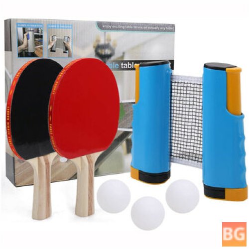 Portable Telescopic Table Tennis Set