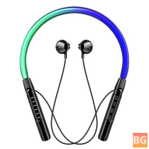 Neckband Bluetooth Earphones with HiFi Stereo Sound and Noise Reduction