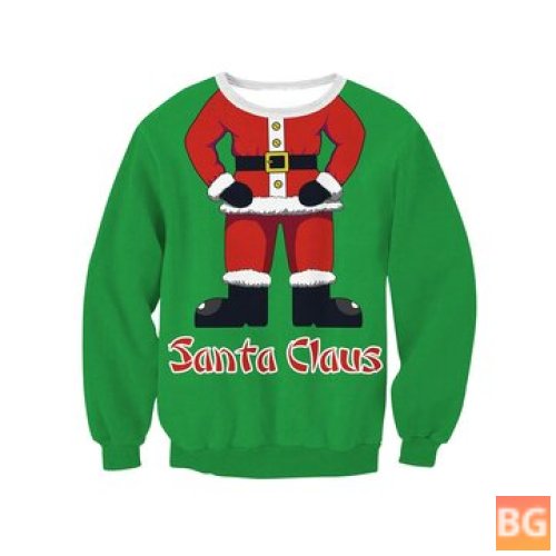 Christmas Sweatshirt - Ugly Santa Claus