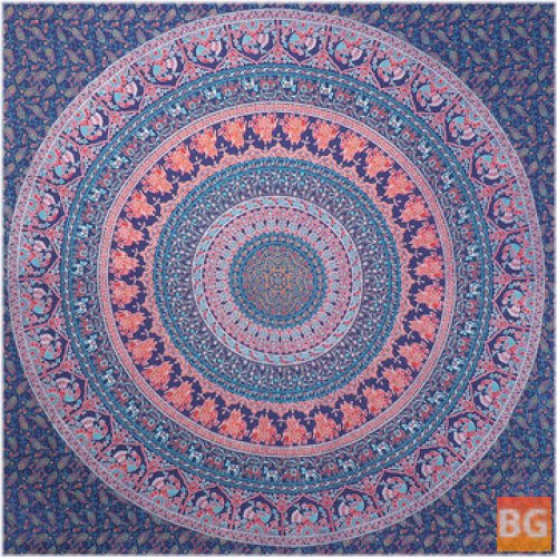 India Mandala Tapestry Wall Hanging