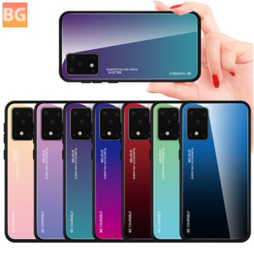 For Galaxy S20+ / Galaxy S20 Plus - Gradient Tempered Glass Protective Case