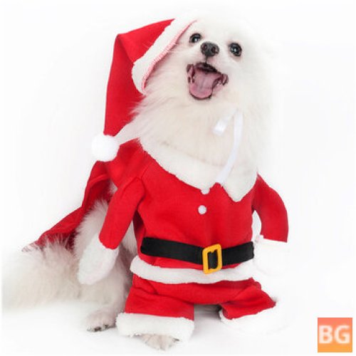 Christmas Dog Costumes - Funny Santa Claus Costume for Dogs