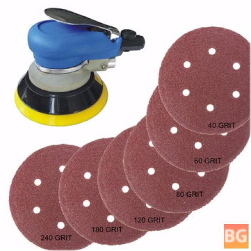 6-Inch Sanding Discs with Multiple Grits (25-Pack)