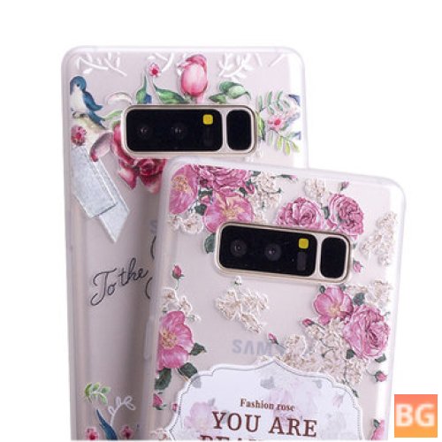 3D Flower Protective Case for Samsung Galaxy Note 8