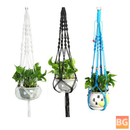 Hanging Basket with Tassel for Rope Plant Holder