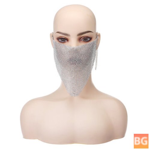 Mouth Masks with Crystals - Costume for Nightclub Dance Parties
