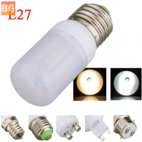 White LED Bulb with Ivory Cover - E27