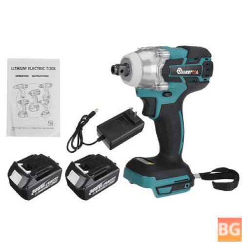 Brushless Lithium Electric Wrench with High Torque and Variable Speed