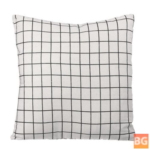 Black Stripe Pillow Cover