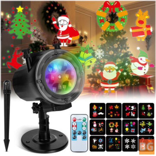 Elfeland Thanksgiving Projector Light with Remote & Timing for Indoor & Outdoor Parties