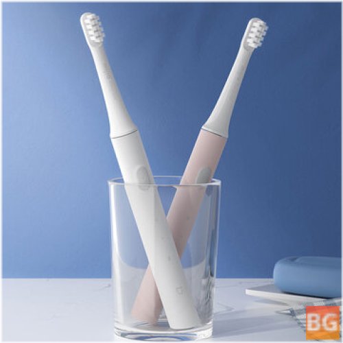 Xiaomi Mijia T100 2-in-1 Electric Toothbrush with Waterproof and Blue&Pink Color
