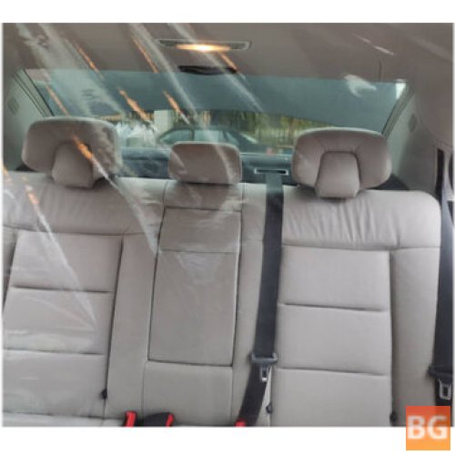 1.4*0.8M Car Isolation Film - Fully Enclosed Transparent Isolation Curtain Protective Film - Main Driving Seat