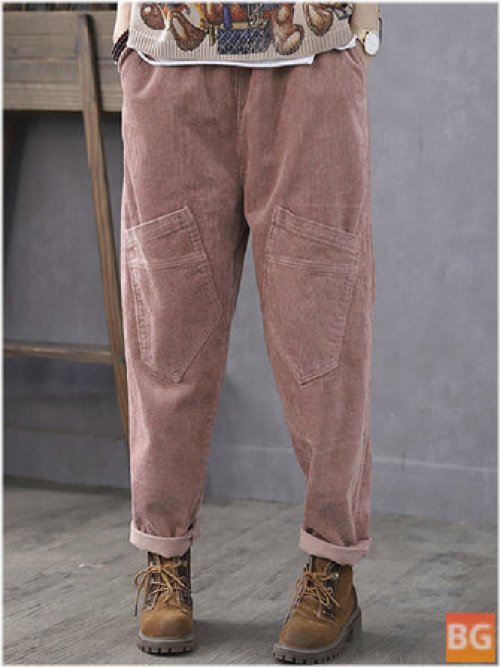 Women's Cargo Pants with Multi- Pocket