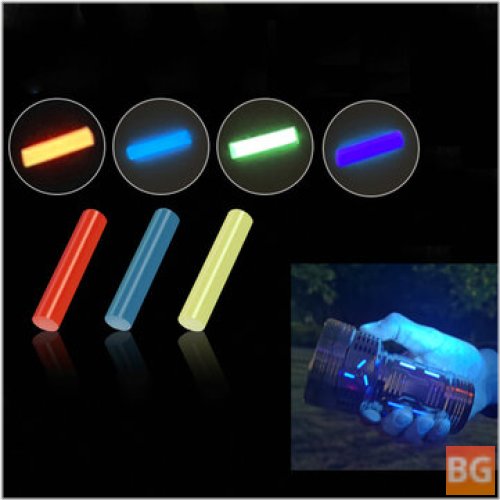Luminous Tube Glow Strips for Flashlights and EDC Decoration (8pcs)