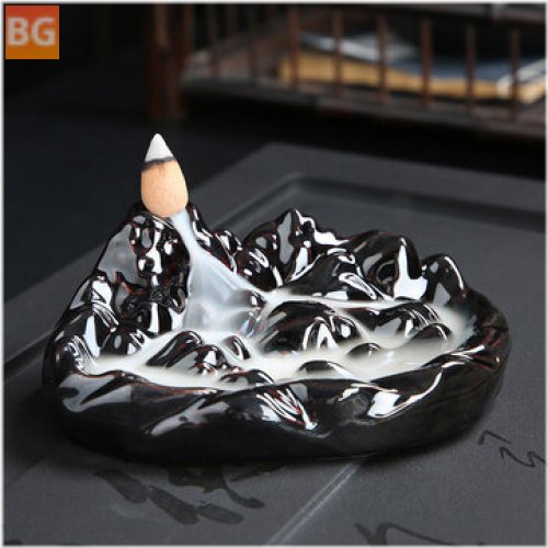 Buddhist Cones Holder for Porcelain Backflow Incense Burner