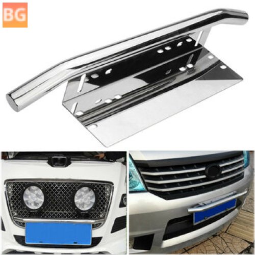 License Plate Holder with Stainless Steel Mounting Bracket