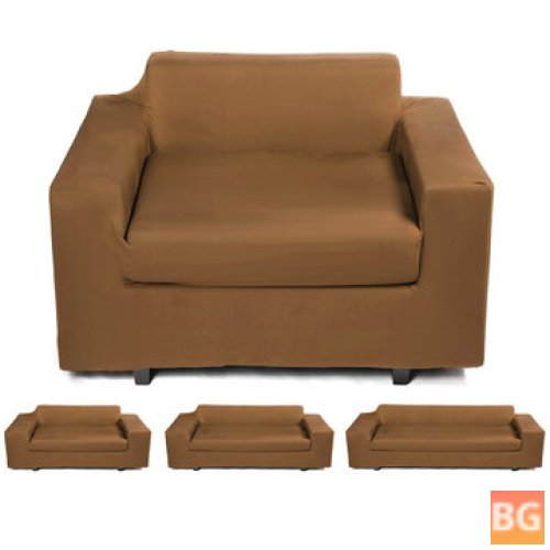 1-PCS Sofa Cover - Brown