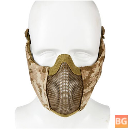 ZANLURE Half Mask for Outdoor CS Game and Hunting