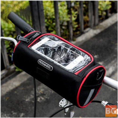 Bicycle Storage Bag with PVC View for Mobile Phone below 6 Inches