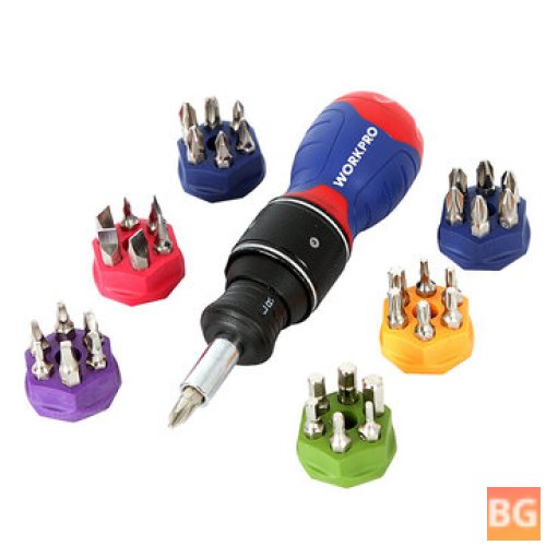WORKPRO 38 in 1 Ratchet Screwdriver with Double Speed - DIY Repair Tool