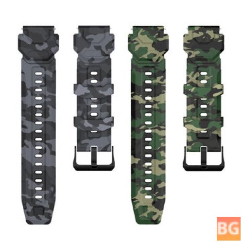 KOSPET TANK M1 20mm Camouflage Silicone Watch Band