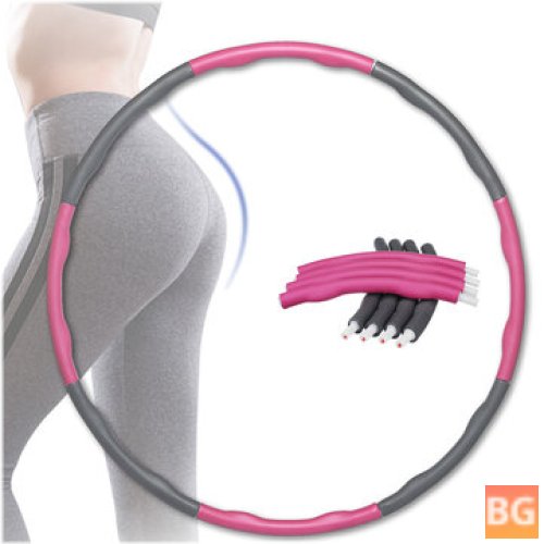 Adjustable Fitness Hoop with Soft Foam Padding