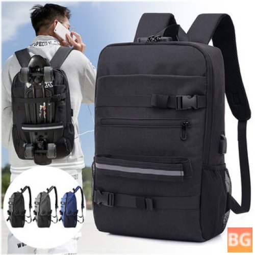 Waterproof Anti-Theft Business Backpack with USB Charging