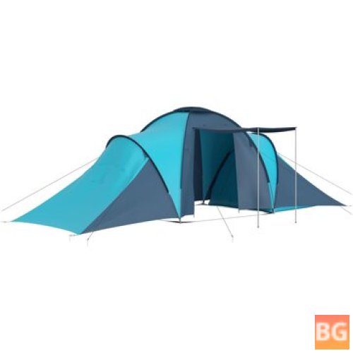 Travel Tunnel Tent for 4-6 People with Fibreglass Poles