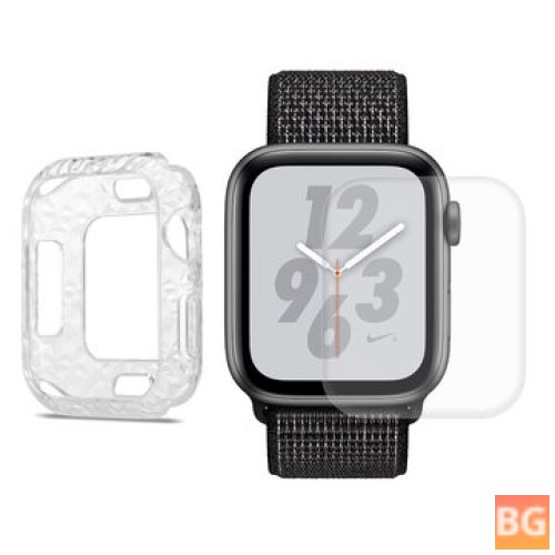 Soft TPU Watch Cover with Curved Edge and Hot Bending Design