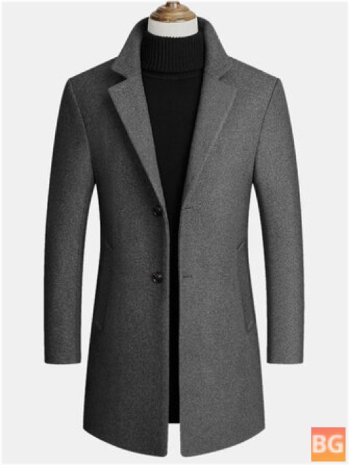 Wool Trench Coats for Men