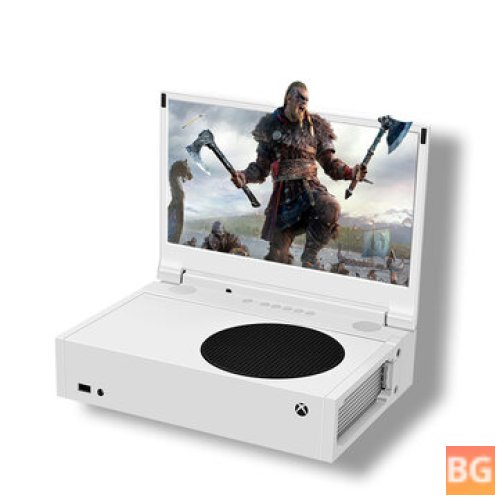 G-STORY 12.5 Inch 4K HDR Portable Game Monitor with IPS Screen, 3D Stereo 2 HDMI 2pcs Earphone Ports, Remote Control, Game Mode