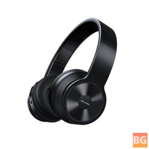 AWEI Bluetooth Headset with 40mm Coil, HD Mic, Retractable Beam & Wireless Connectivity