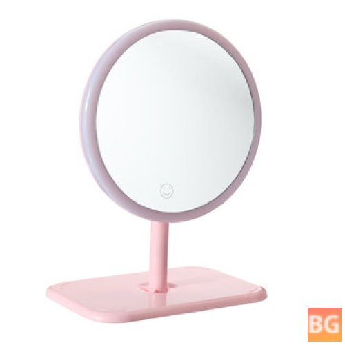 LED Makeup Mirror with Touch Screen - Portable