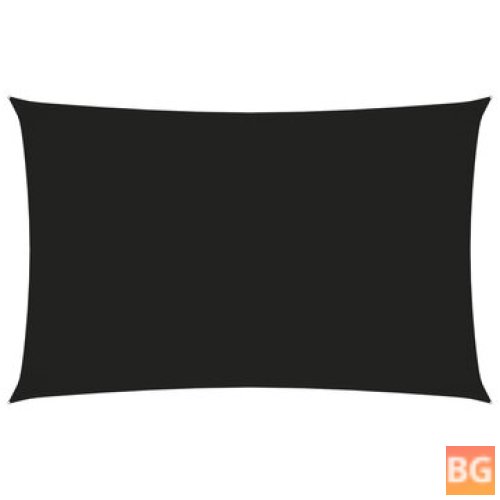 Rectangular Black Sunshade 3x6m Oxford Fabric
