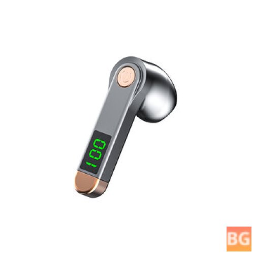Bluetooth Earphone with LED Display and Mic
