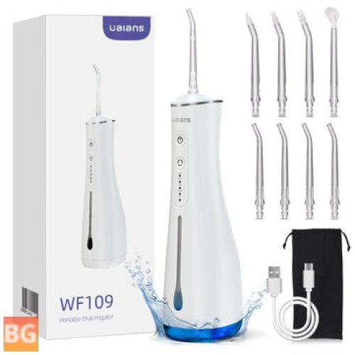 5-mode Water Flosser with 8 Heads, Cordless & Waterproof