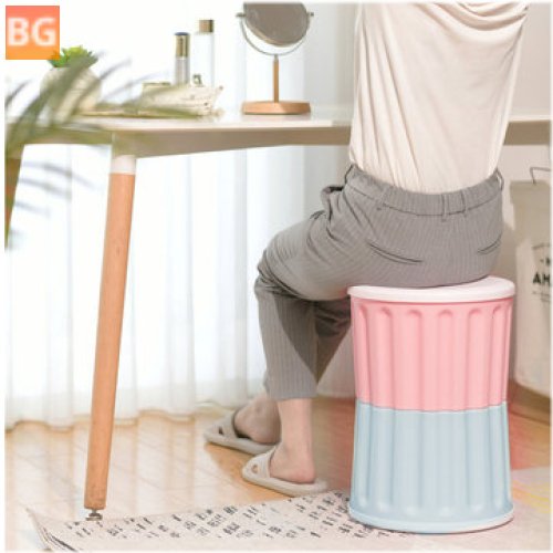 Seat Stool with Storage for Waist Drum