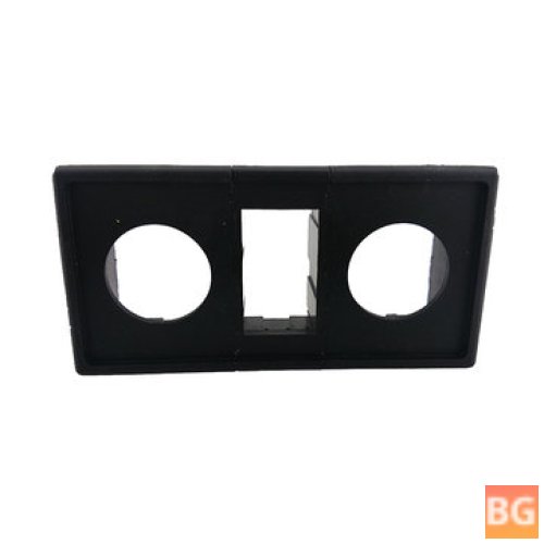 Two Round Hole Side Frame, One Square Hole Middle Frame