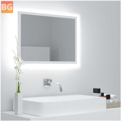 Wall Mirror with RGB Light - Easy Clean