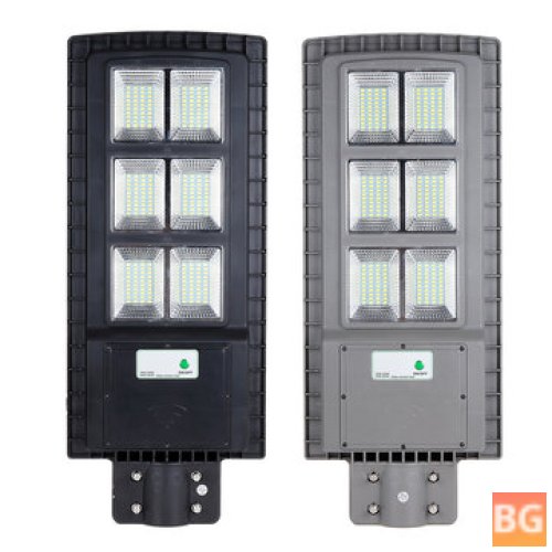 Solar Street Light with Motion Sensor - Grey/Black
